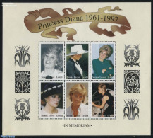 Sierra Leone 1998 Princess Diana 6v M/s, Mint NH, History - Charles & Diana - Kings & Queens (Royalty) - Familias Reales