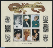 Sierra Leone 1998 Princess Diana 6v M/s, Mint NH, History - Charles & Diana - Kings & Queens (Royalty) - Royalties, Royals