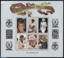 Sierra Leone 1998 Princess Diana 6v M/s, Mint NH, History - Charles & Diana - Kings & Queens (Royalty) - Familles Royales