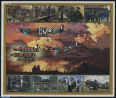 Sierra Leone 2001 The Battle Of Britain 8v M/s, Mint NH, History - Transport - World War II - Aircraft & Aviation - WW2