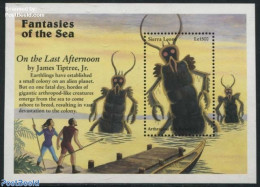Sierra Leone 1996 Arthropod Sea Monster S/s, Mint NH, Art - Fairytales - Fairy Tales, Popular Stories & Legends