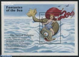 Sierra Leone 1996 The Sacred Dolphin S/s, Mint NH, Art - Fairytales - Contes, Fables & Légendes