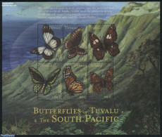 Tuvalu 2000 Butterflies 6v M/s, Mint NH, Nature - Butterflies - Other & Unclassified