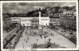 CPA Lisboa Lissabon Portugal, Praca D. Pedro IV, Rossio - Other & Unclassified