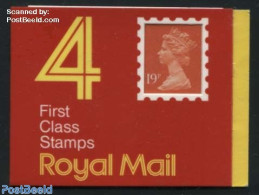 Great Britain 1988 Definitives Window Booklet 4x19p, Walsall Booklet, Stamps By Harrison, Mint NH, Stamp Booklets - Ungebraucht