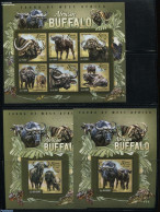 Sierra Leone 2015 African Buffalo 3 S/s, Mint NH, Nature - Animals (others & Mixed) - Other & Unclassified