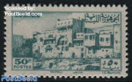 Lebanon 1947 50P, Stamp Out Of Set, Mint NH - Libano