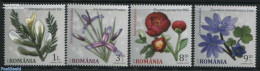 Romania 2015 Flowers From Botanical Gardens 4v, Mint NH, Nature - Flowers & Plants - Nuevos