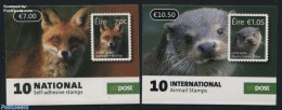 Ireland 2015 Definitives, Animals 2 Booklets, Mint NH, Nature - Animals (others & Mixed) - Stamp Booklets - Neufs