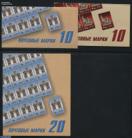 Russia 2012 Definitives 3 Booklets, Mint NH, Stamp Booklets - Art - Sculpture - Unclassified