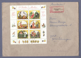 DDR Einschreiben Brief - 1984 - KLEINBOGEN Mi Nr 2914-2919 - Arnstadt   (DRSN-0028) - Cartas & Documentos