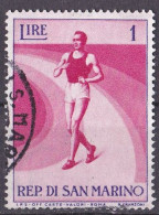 (San Marino 1954) Leichtathletik, Laufen O/used (A5-19) - Athletics