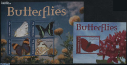 Gambia 2014 Butterflies 2 S/s, Mint NH, Nature - Butterflies - Gambia (...-1964)
