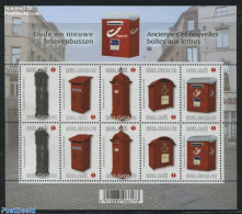 Belgium 2011 Stamp Day, Letter Boxes M/s, Mint NH, Mail Boxes - Post - Stamp Day - Unused Stamps