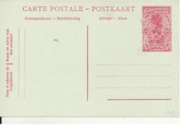 BELGIAN CONGO   PS SBEP 65 UNUSED - Stamped Stationery