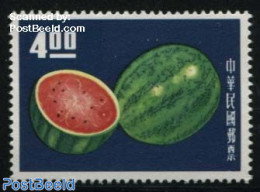 Taiwan 1964 4.00, Stamp Out Of Set, Mint NH, Nature - Fruit - Fruits