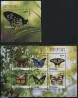 Micronesia 2014 Butterflies 2 S/s, Mint NH, Nature - Butterflies - Micronésie