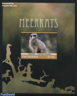 Gambia 2014 Meerkat S/s, Mint NH, Nature - Animals (others & Mixed) - Gambia (...-1964)