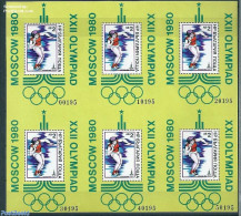 Bulgaria 1979 Olympic Games Sheet With 6 S/s, Mint NH, Sport - Athletics - Olympic Games - Neufs