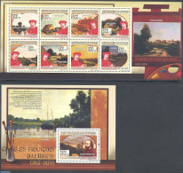 Guinea, Republic 2009 Charles-Francois Daubigny 2 S/s, Mint NH, Art - Paintings - Other & Unclassified