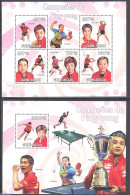 Guinea Bissau 2009 Table Tennis 2 S/s, Mint NH, Sport - Table Tennis - Tennis De Table
