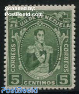 Venezuela 1914 5c, Stamp Out Of Set, Mint NH - Venezuela