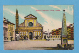 1051 ITALY ITALIA FIRENZE FLORENCE PIAZZA S. MARIA NOVELLA RARE POSTCARD - Firenze (Florence)