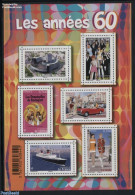 France 2015 The Sixties S/s, Mint NH, Performance Art - Transport - Dance & Ballet - Automobiles - Ships And Boats - A.. - Ungebraucht