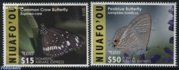 Niuafo'ou 2015 Butterflies 2v, Mint NH, Nature - Butterflies - Autres & Non Classés