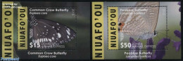 Niuafo'ou 2015 Butterflies 2 S/s, Mint NH, Nature - Butterflies - Autres & Non Classés