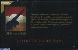 Gambia 2015 Posters Of World War I, Italy S/s, Mint NH, History - Sport - Various - Mountains & Mountain Climbing - We.. - Klimmen