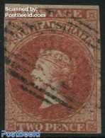 Australia, South Australia 1855 2p, Carmine, Used, Used Stamps - Autres & Non Classés