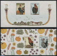 France 2015 Roosters Of France 2 Special S/s, Mint NH, Nature - Birds - Poultry - Ungebraucht