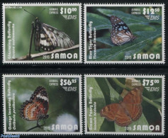 Samoa 2015 Butterflies 4v, Mint NH, Nature - Butterflies - Samoa