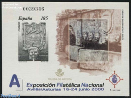 Spain 2000 EXFILNA, Special Sheet (not Valid For Postage), Mint NH, History - Archaeology - Philately - Neufs