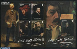 Montserrat 2015 Self-Portraits 2 S/s, Mint NH, Art - Modern Art (1850-present) - Paintings - Paul Gauguin - Rubens - S.. - Autres & Non Classés