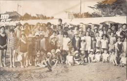 P-24-Bi.-3080 :  CARTE-PHOTO. CHATELAILLON EN SEPTEMBRE 1928 GROUPE D'ENFANTS - Châtelaillon-Plage