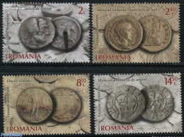 Romania 2015 National Bank Coin Collection 4v, Mint NH, History - Various - Netherlands & Dutch - Money On Stamps - Neufs