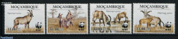 Mozambique 2010 WWF, Roan Antelope 4v, Mint NH, Nature - Animals (others & Mixed) - World Wildlife Fund (WWF) - Mozambique
