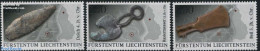 Liechtenstein 2016 Archaeology 3v, Mint NH, History - Various - Archaeology - Maps - Ungebraucht