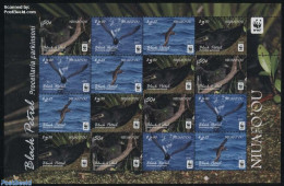 Niuafo'ou 2016 WWF, Black Petrel M/s (no White Border), Mint NH, Nature - Birds - World Wildlife Fund (WWF) - Autres & Non Classés