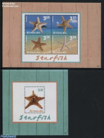 Grenada 2015 Starfish 2 S/s, Mint NH, Nature - Shells & Crustaceans - Vie Marine