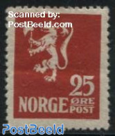 Norway 1922 25o, Stamp Out Of Set, Unused (hinged) - Ongebruikt