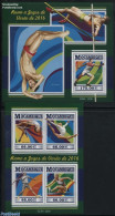 Mozambique 2015 Olympic Games Rio 2 S/s, Mint NH, Sport - Athletics - Olympic Games - Athlétisme
