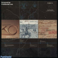 Spain 2016 300 Years Post, First Century S/s, Mint NH, Nature - Various - Horses - Post - Maps - Ongebruikt