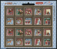 Netherlands 2010 Christmas M/s With Kruidvat/Trekpleister Logo, Mint NH, Religion - Christmas - Unused Stamps