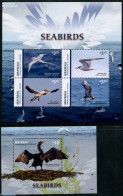 Saint Vincent & The Grenadines 2015 Seabirds 2 S/s, Mint NH, Nature - Birds - St.-Vincent En De Grenadines