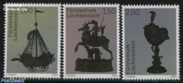 Liechtenstein 2016 Silver Art 3v, Mint NH, Nature - Religion - Transport - Animals (others & Mixed) - Deer - Greek & R.. - Neufs