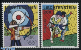 Liechtenstein 2016 Olympics 2016 Rio 2v S-a, Mint NH, Sport - Judo - Olympic Games - Shooting Sports - Unused Stamps