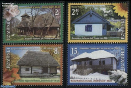 Romania 2016 Seasons At The Village Museum 4v, Mint NH, Nature - Religion - Flowers & Plants - Churches, Temples, Mosq.. - Unused Stamps
